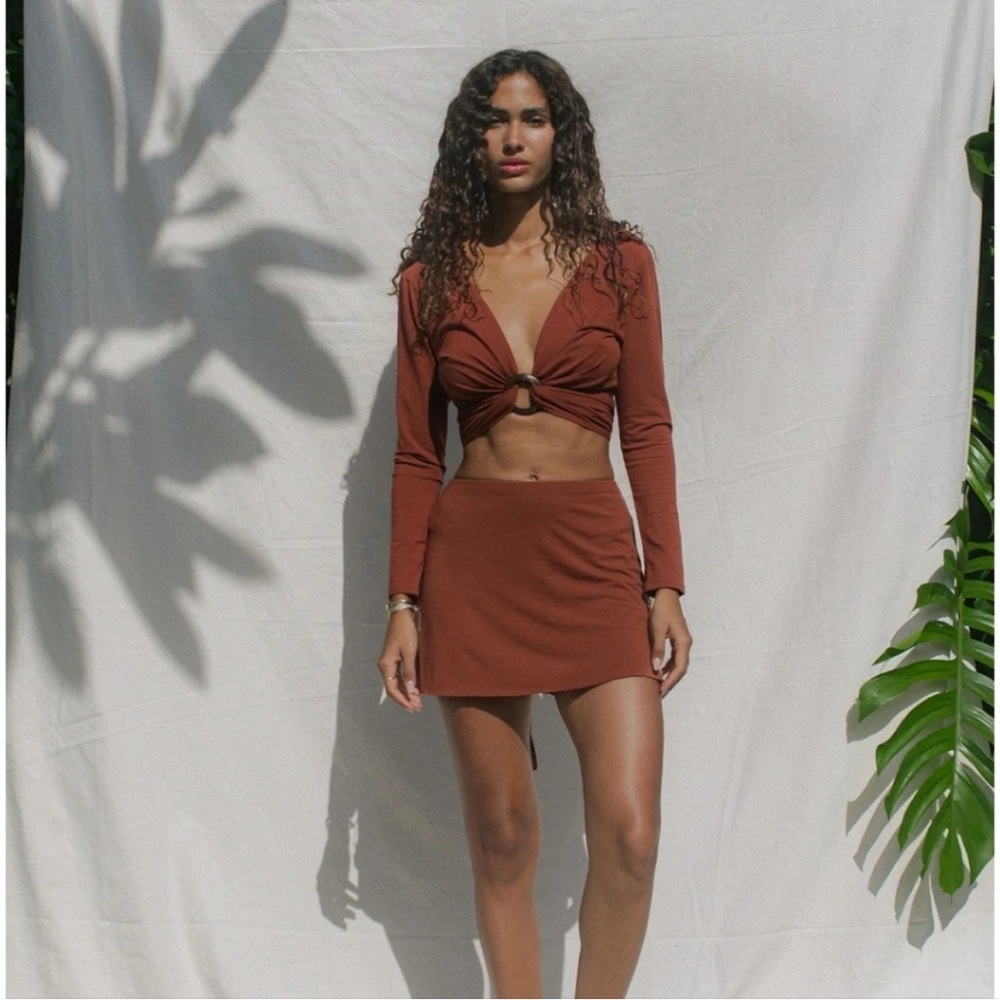 Indigo Luna Earth Angel Skort in Spice S/M